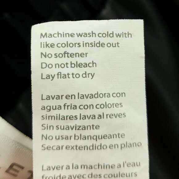 Fabletics Faux Vegan Leather Stretch Waistband Active Shorts Pockets M Black - Picture 13 of 16